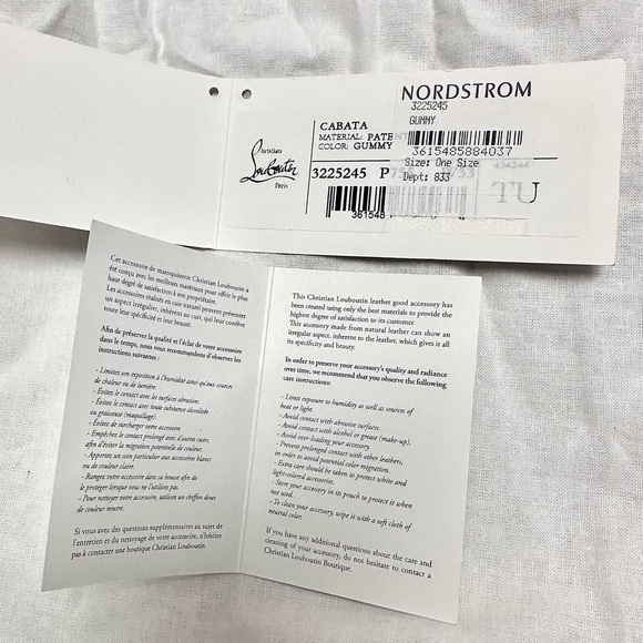 ✨New CHRISTIAN LOUBOUTIN Cabata Nano East West Patent Leather Tote Bag Gummy - Picture 11 of 14